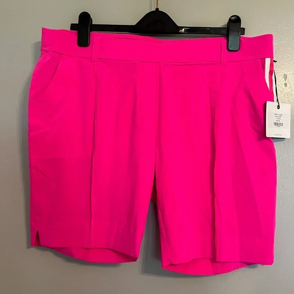 🏷️ NWT Belyn Key Women's Hot Pink Short Size XL - Picture 2 of 8
